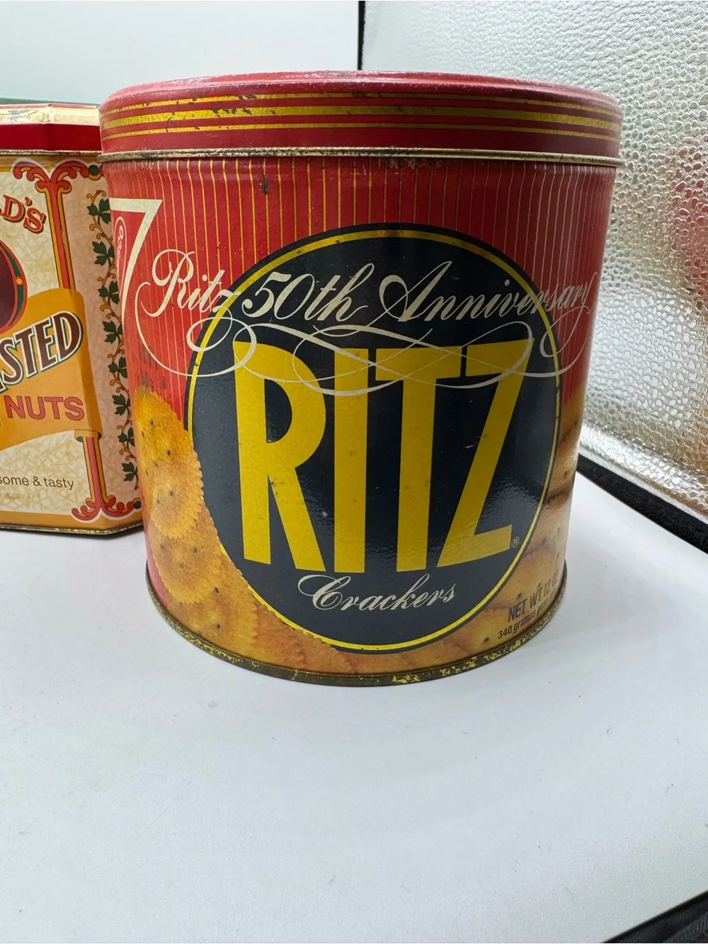 Vintage Lot of Themed Collectible Tins Ritz, Kellogg’s, Coca-Cola
